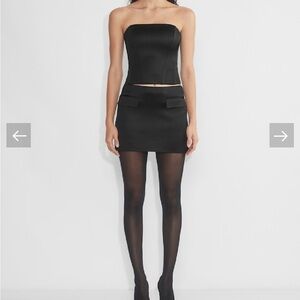 Aritzia Satin Corset Top